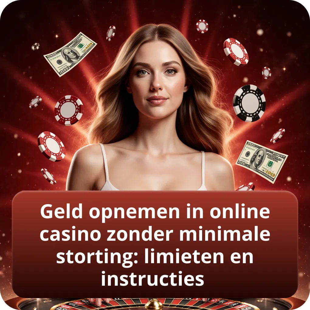 Geld opnemen in online casino zonder minimale storting: limieten en instructies